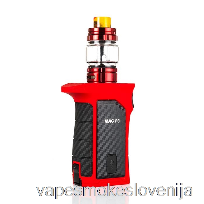 Vape Petrol Smok Mag P3 230w & Tfv16 Začetni Komplet Rdeča / črna